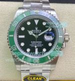 Clean Factory Replica Rolex Submariner Black Dial Green Ceramic Bezel 40MM Watch_th.jpg